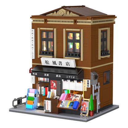 CaDA Japanese Bookshop Building 1292 Pieces 3D Puzzle Alternate 2