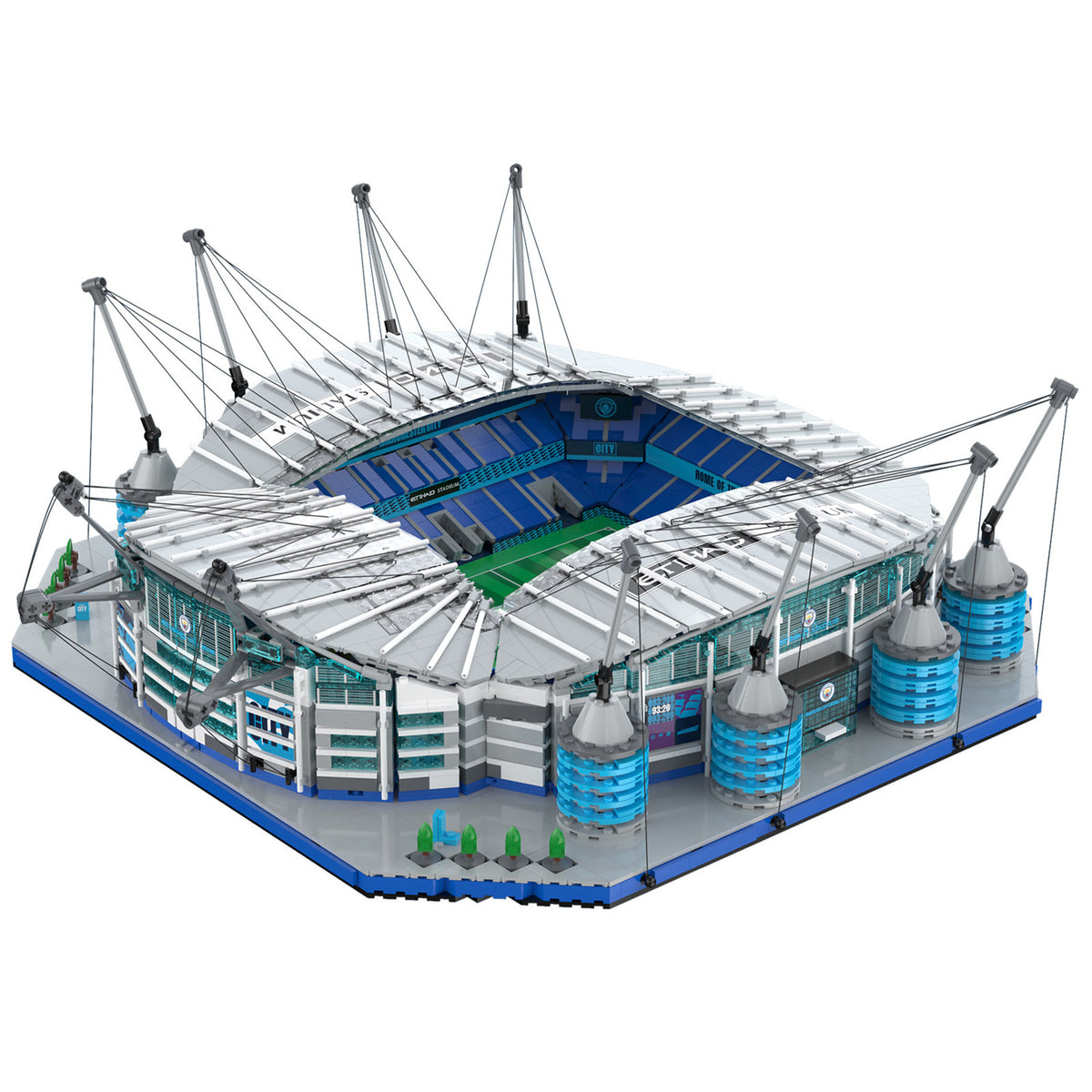 CaDA Manchester City Football Stadium 4473 Pieces Landmark Model Kit C66022W Alternate 5