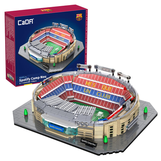 CaDA FC Barcelona Camp Nou Stadium 728 Pieces Landmark Model Kit C66023W