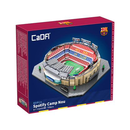 CaDA FC Barcelona Camp Nou Stadium 728 Pieces Landmark Model Kit C66023W Alternate 1