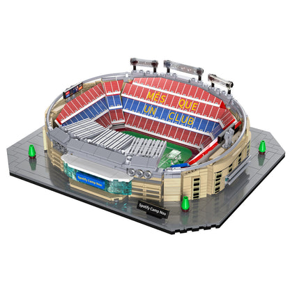 CaDA FC Barcelona Camp Nou Stadium 728 Pieces Landmark Model Kit C66023W Alternate 2