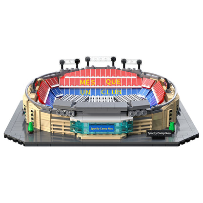 CaDA FC Barcelona Camp Nou Stadium 728 Pieces Landmark Model Kit C66023W Alternate 3