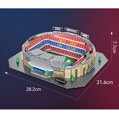 CaDA FC Barcelona Camp Nou Stadium 728 Pieces Landmark Model Kit C66023W Alternate 7