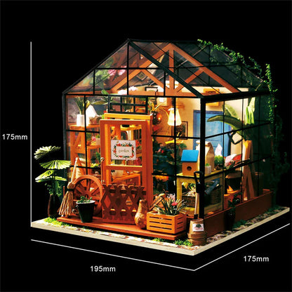 Rolife Cathy’s Flower House DIY Miniature House 3D Puzzle DG104