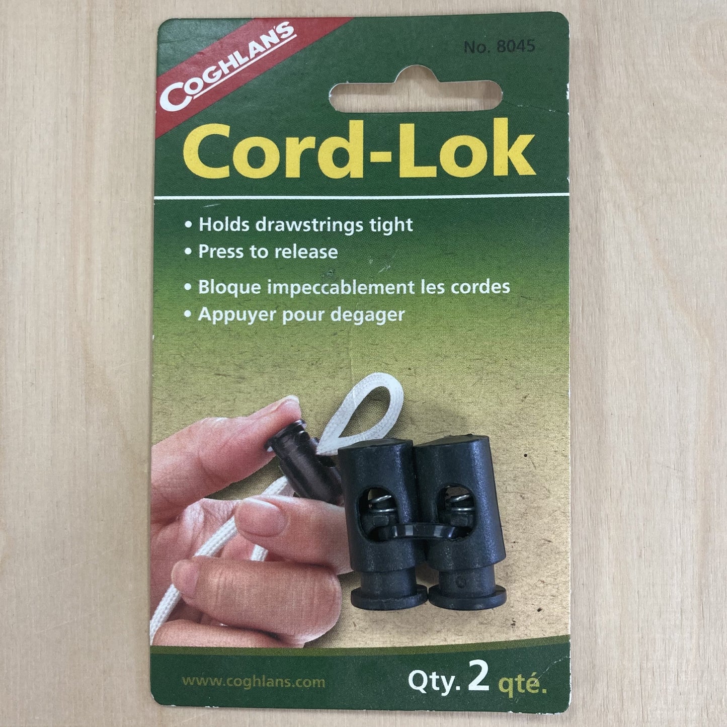 Coghlan's Kordelstopper, Survival-Ausrüstung für den Außenbereich, 2er-Pack