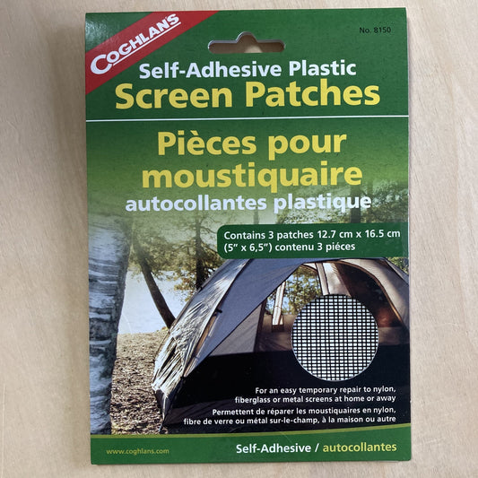 Coghlan's Screen Patches Équipement de survie en plein air3 Pack
