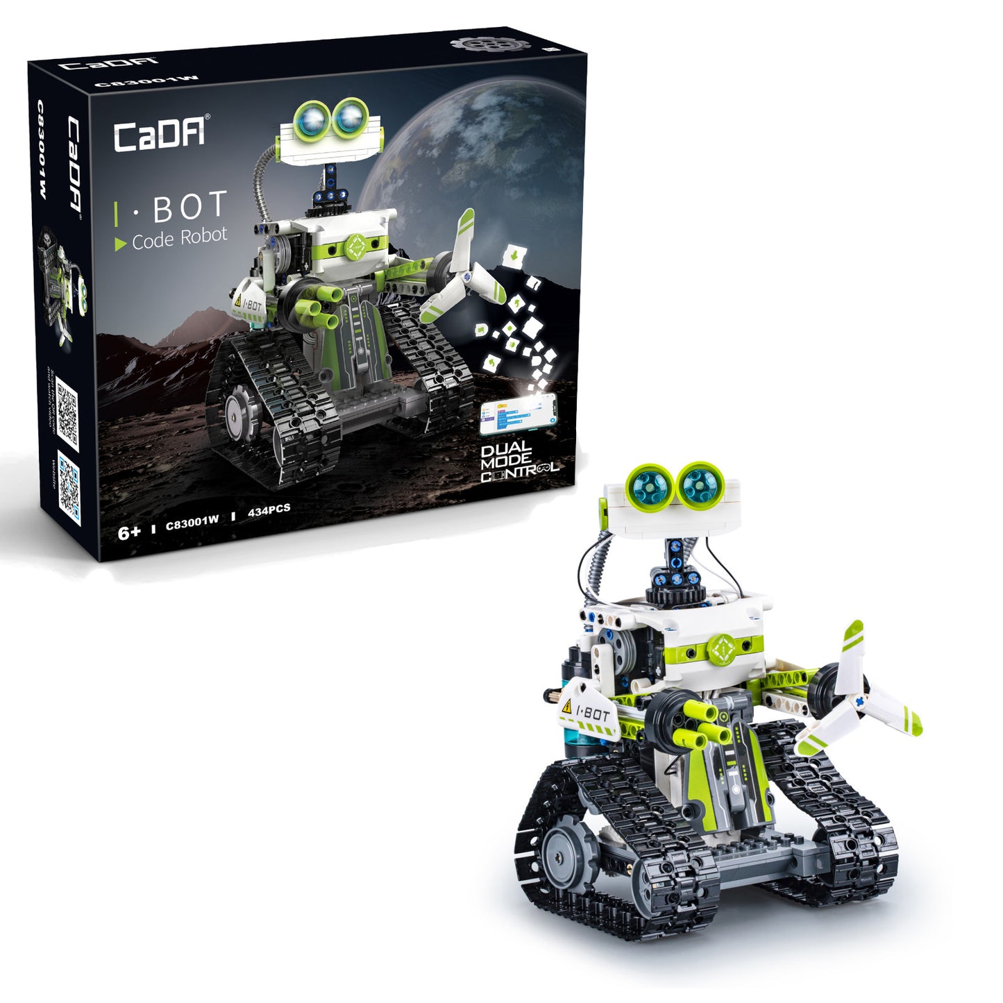 CaDA Z-BOT Code Robot 434 Pieces 3D Puzzle C83001W