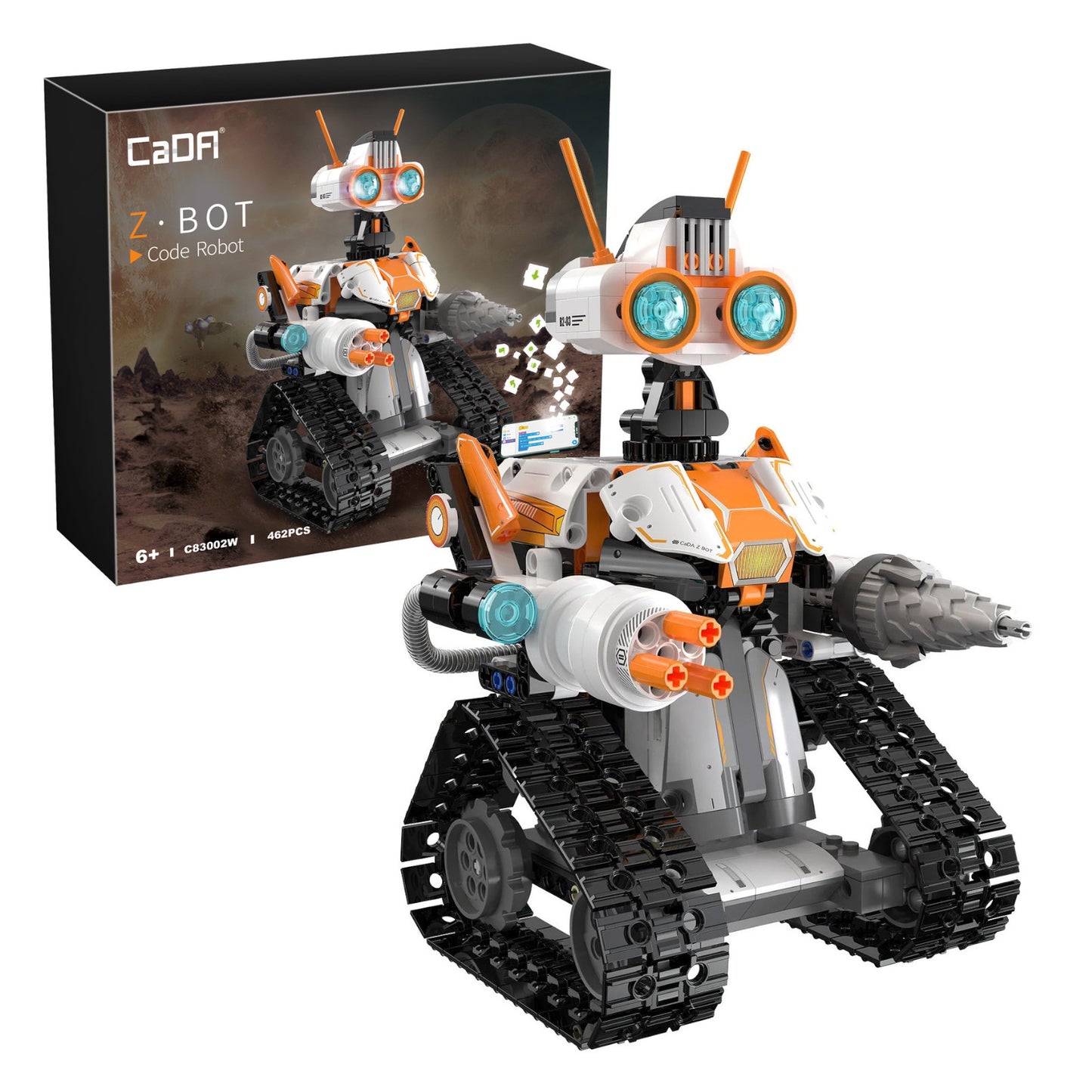 CaDA Z-BOT Code Robot 462 Pieces 3D Puzzle C83002W