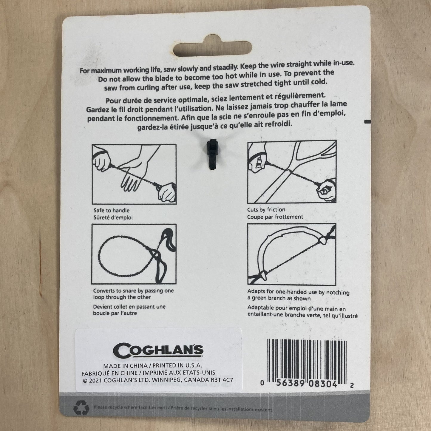 Coghlan's Commando Saw Stainles Steel Outdoor Survival Equipment