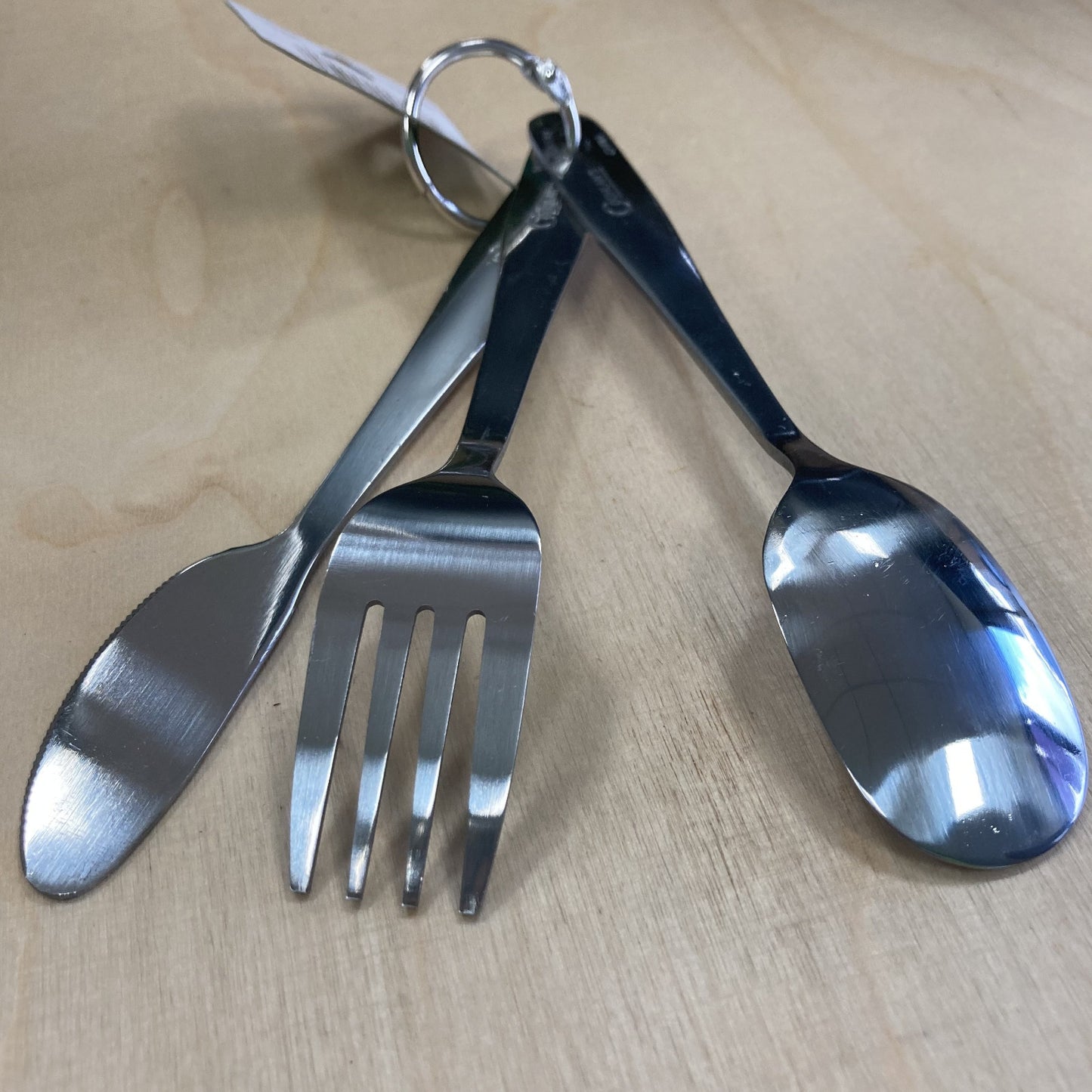 Coghlan's Stainless Steel Cutlery Set Knife Fork & Spoon Camping Tableware