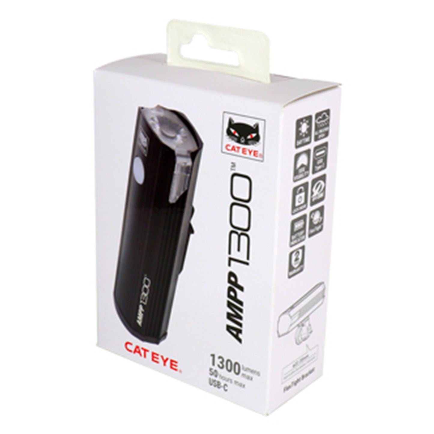 Cateye AMPP 1300 New Front Bike Light Alternate 3