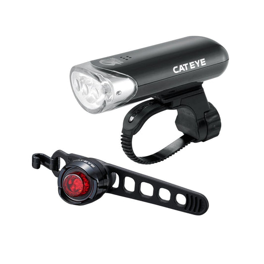Cateye EL135 / Orb Front & Rear Bike Light Set