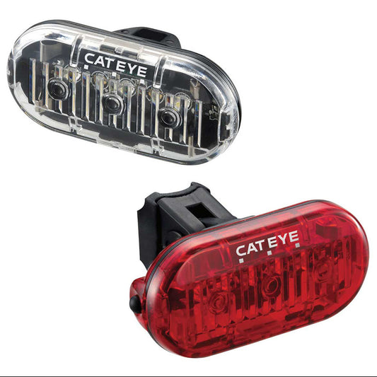 Cateye Omni 3 Front & Rear Bike Light Set