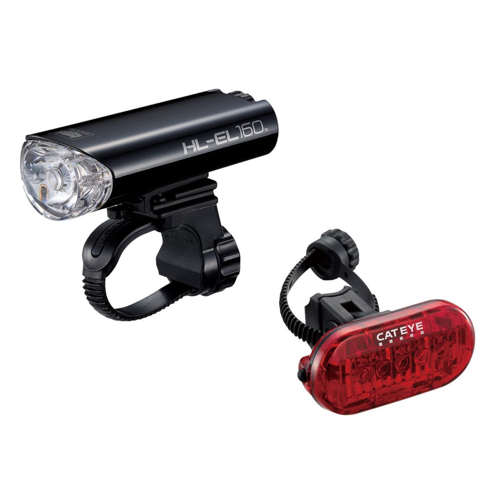 Cateye EL-160 / Omni 5 Front & Rear Bike Light Set