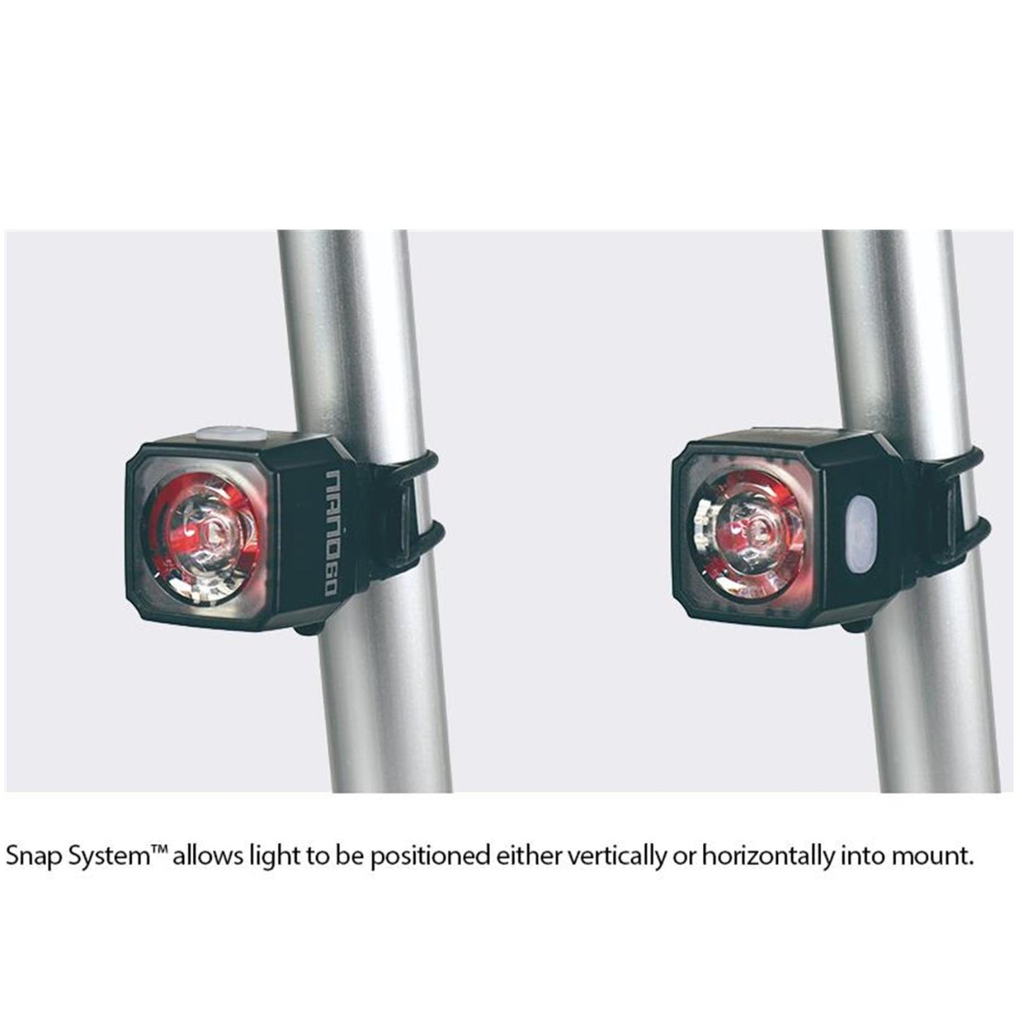 Cateye Nano-F / Nano 60 New Front & Rear Bike Light Set Alternate 1