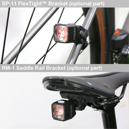 Cateye Nano-F / Nano 60 New Front & Rear Bike Light Set Alternate 2