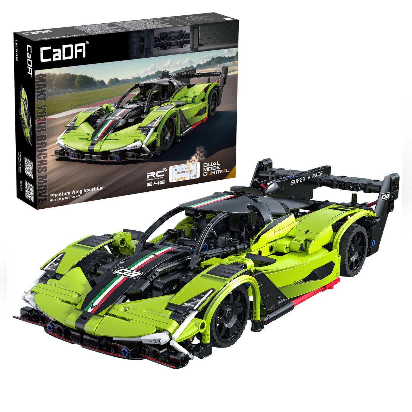 CaDA Phantom Wing Sports Car 3D Puzzle 395 Pieces C51303W