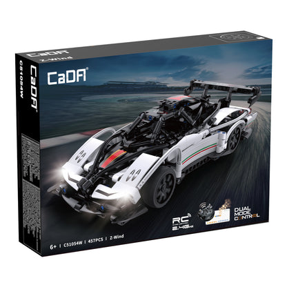 CaDA RC Z-Wind Super Car 3D Puzzle 457 Pieces C51054W Alternate 1