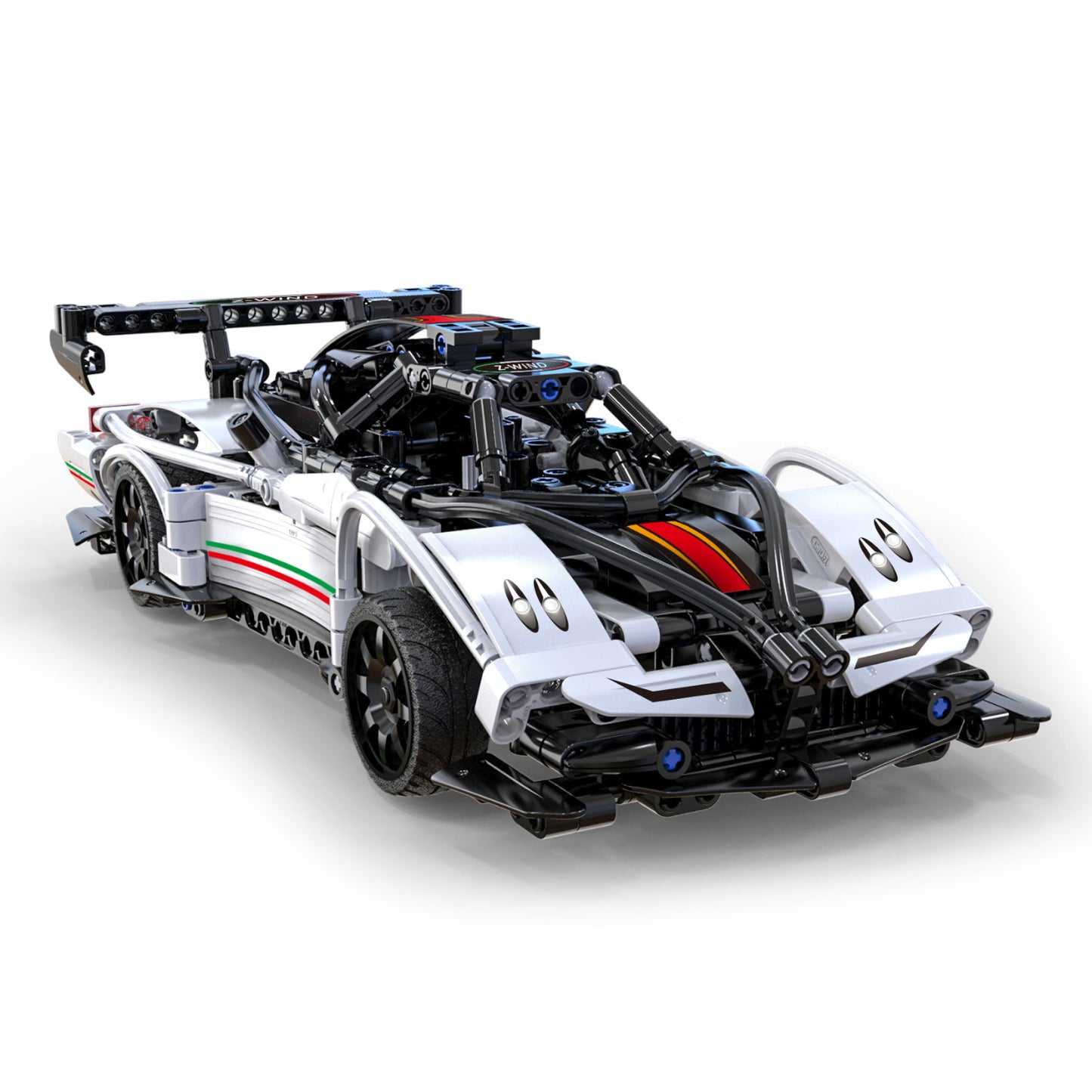 CaDA RC Z-Wind Super Car 3D Puzzle 457 Pieces C51054W Alternate 4