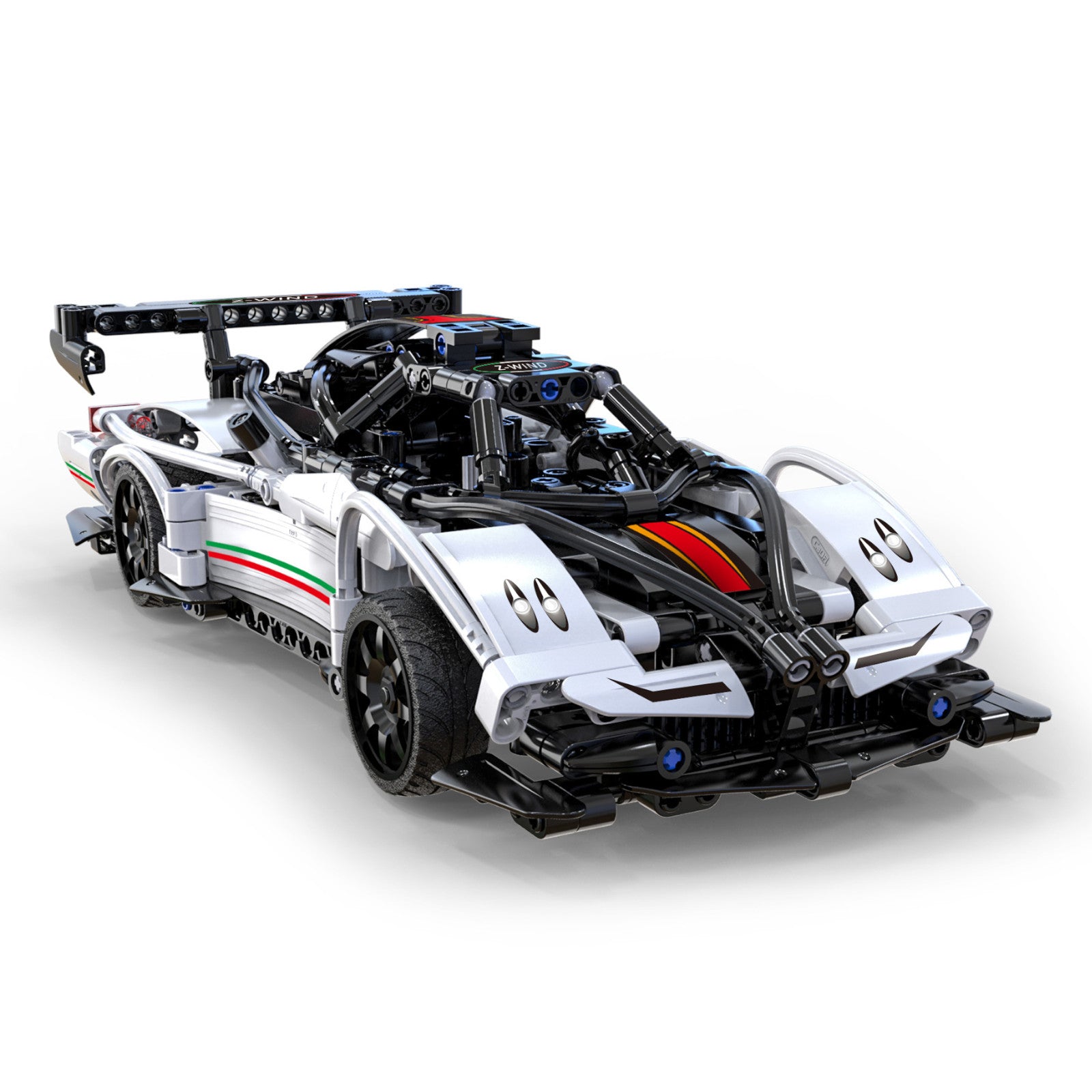 CaDA RC Z-Wind Super Car 3D Puzzle 457 Pieces C51054W Alternate 4