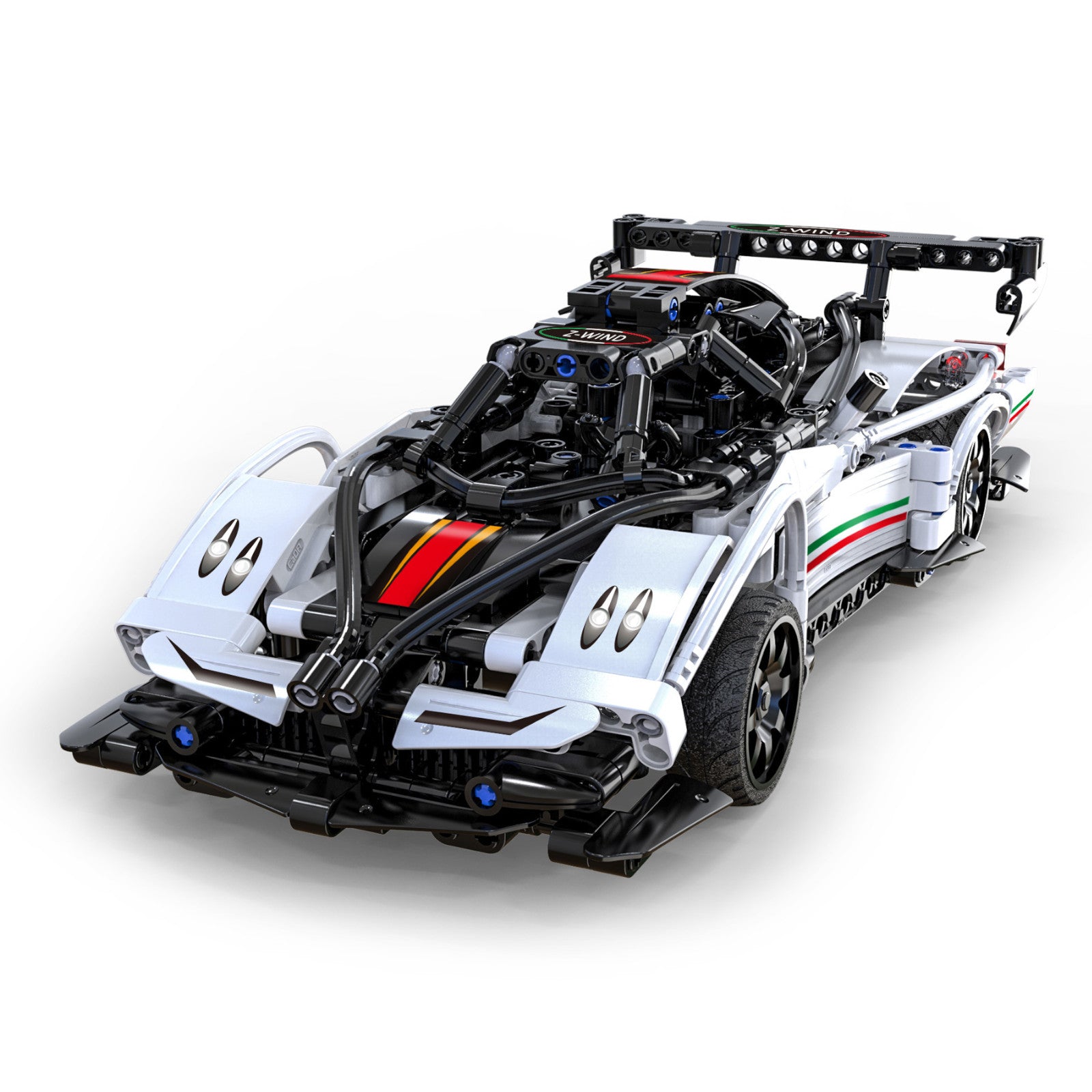CaDA RC Z-Wind Super Car 3D Puzzle 457 Pieces C51054W Alternate 6