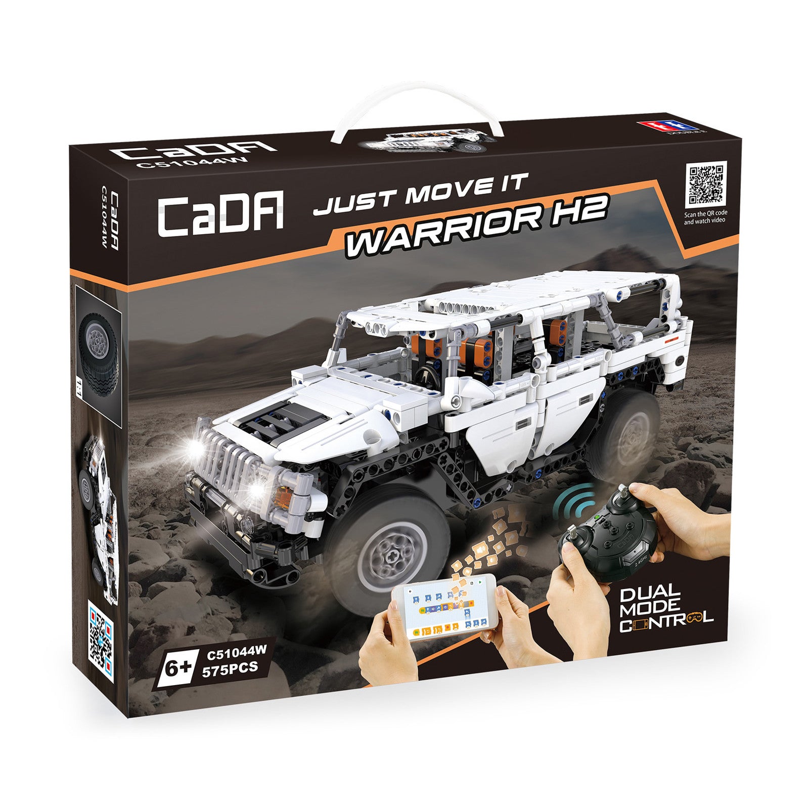 CaDA Warrior H2 Off-Roader 3D Puzzle 575 Pieces C51044W Alternate 7