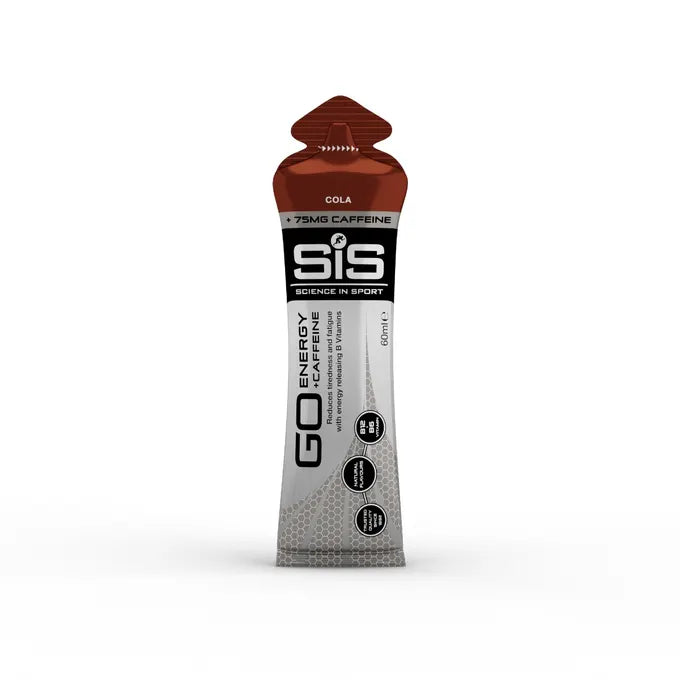 SIS GO Energy Gel Plus Caffeine | Box of 30 x 60ml - Cola