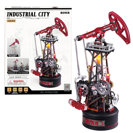 ROKR Oil Pump Jack Mechanical 3D Puzzle CGL03 3D Puzzle Alternate 11