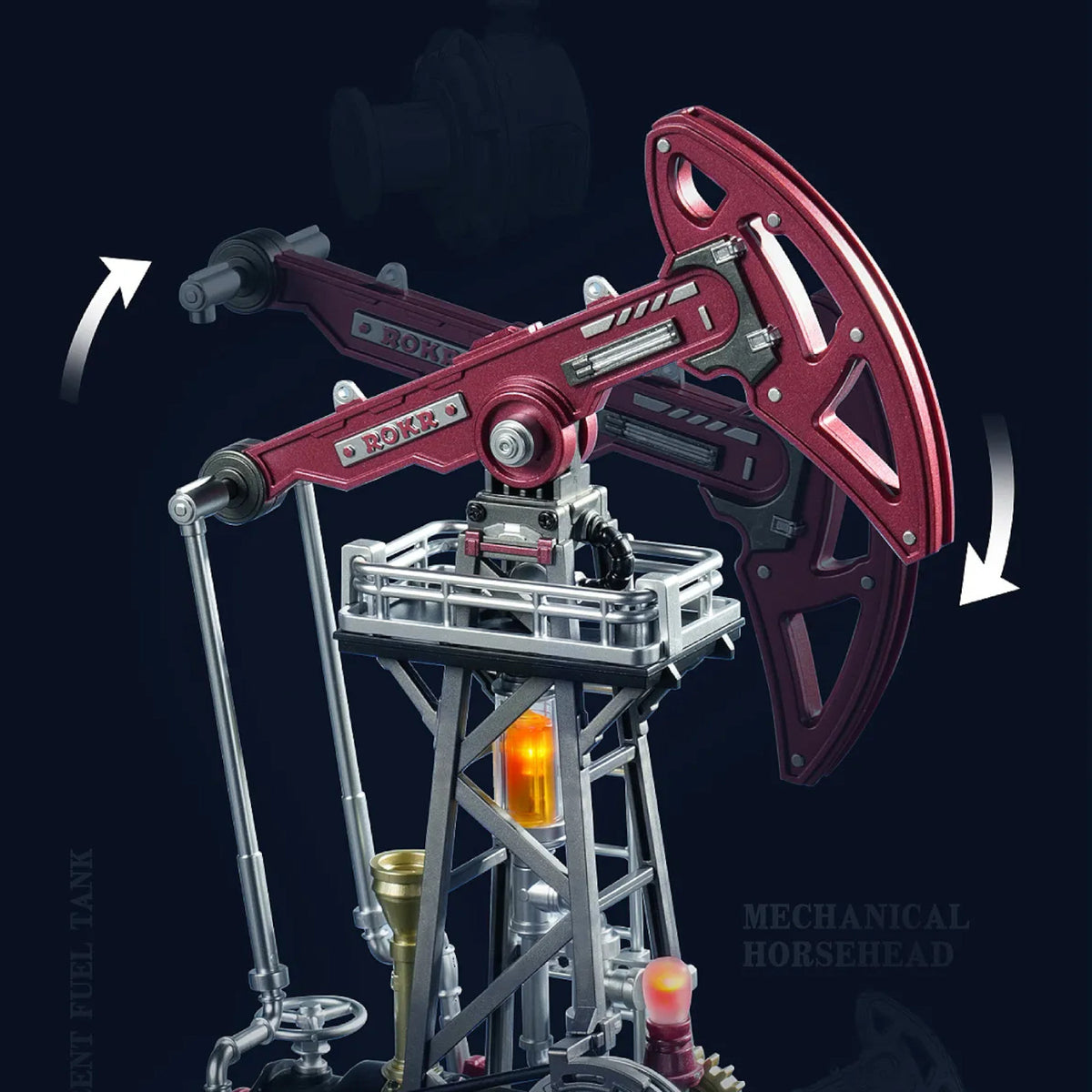 ROKR Oil Pump Jack Mechanical 3D Puzzle CGL03 3D Puzzle Alternate 3