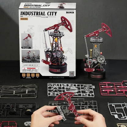 ROKR Oil Pump Jack Mechanical 3D Puzzle CGL03 3D Puzzle Alternate 5