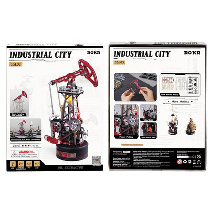 ROKR Oil Pump Jack Mechanical 3D Puzzle CGL03 3D Puzzle Alternate 6