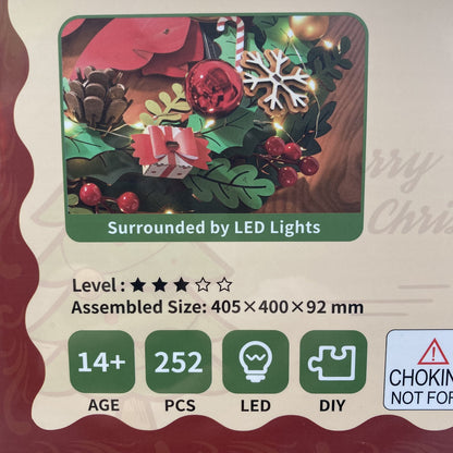 Rolife Christmas Wreath 3D Puzzle Festive Decoration