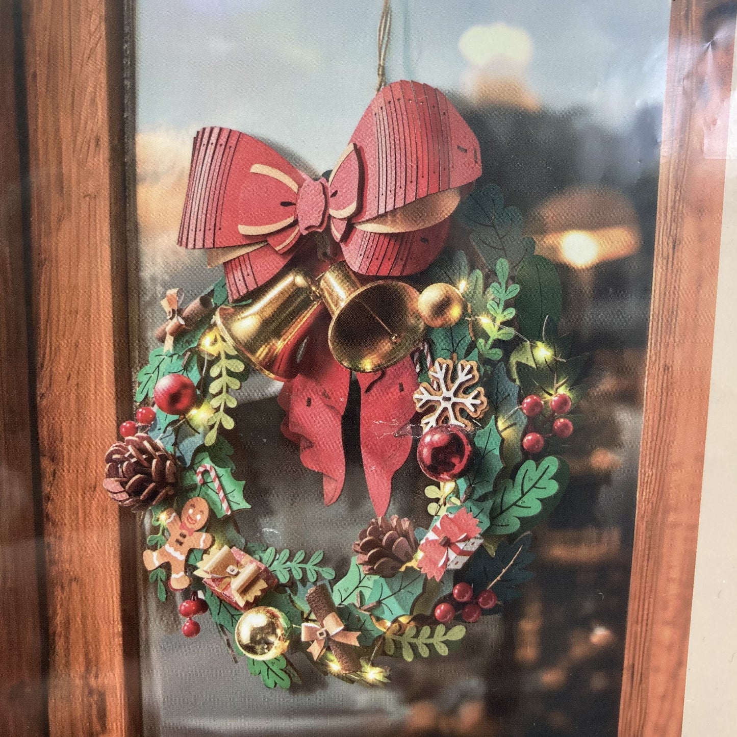 Rolife Christmas Wreath 3D Puzzle Festive Decoration