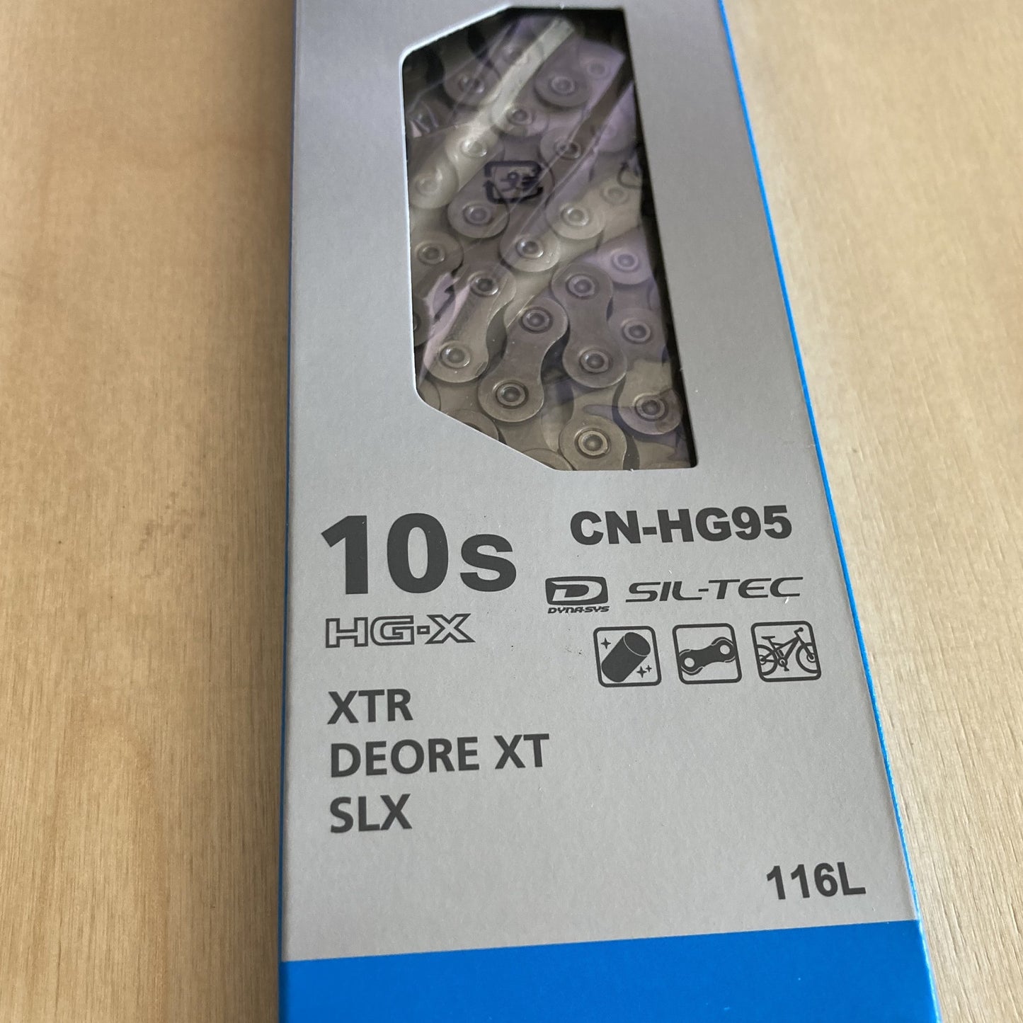 Shimano Deore XT 10 Speed Chain HG-X HG95 116L XTR SLX