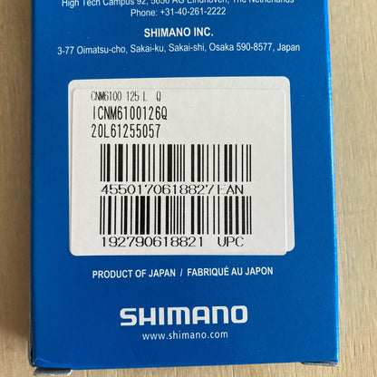 Chaîne de vélo Shimano CN-M6100 Deore 126 maillons 12 vitesses