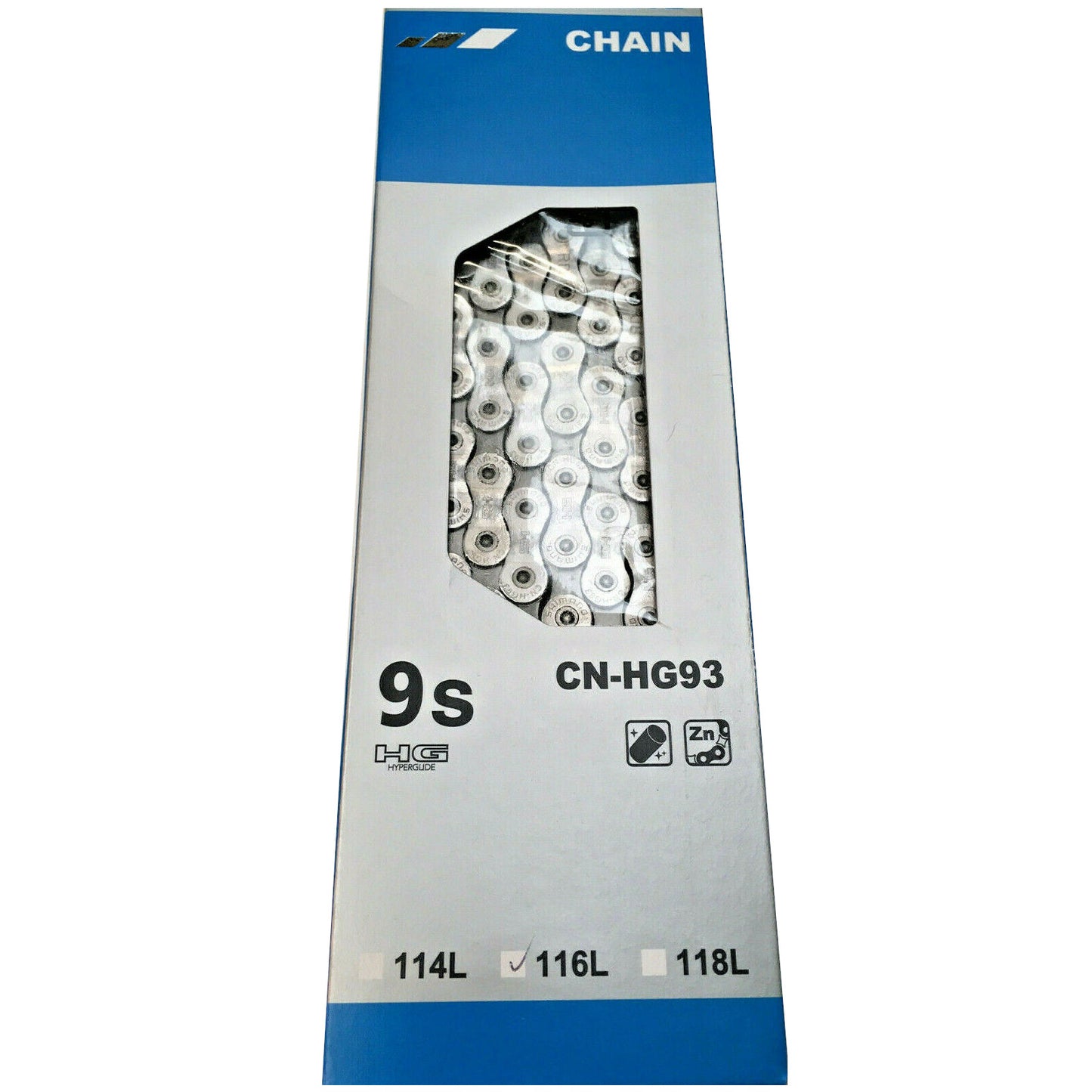Chaîne Shimano 9 vitesses CN-HG93-9 - 116 maillons