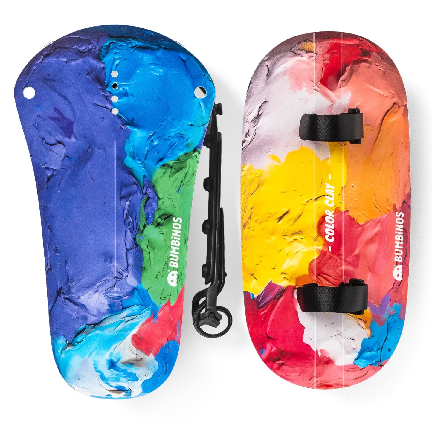 Bumbinos Splash Pack Colour Clay Clip On Kid's Bike Mudguard Set