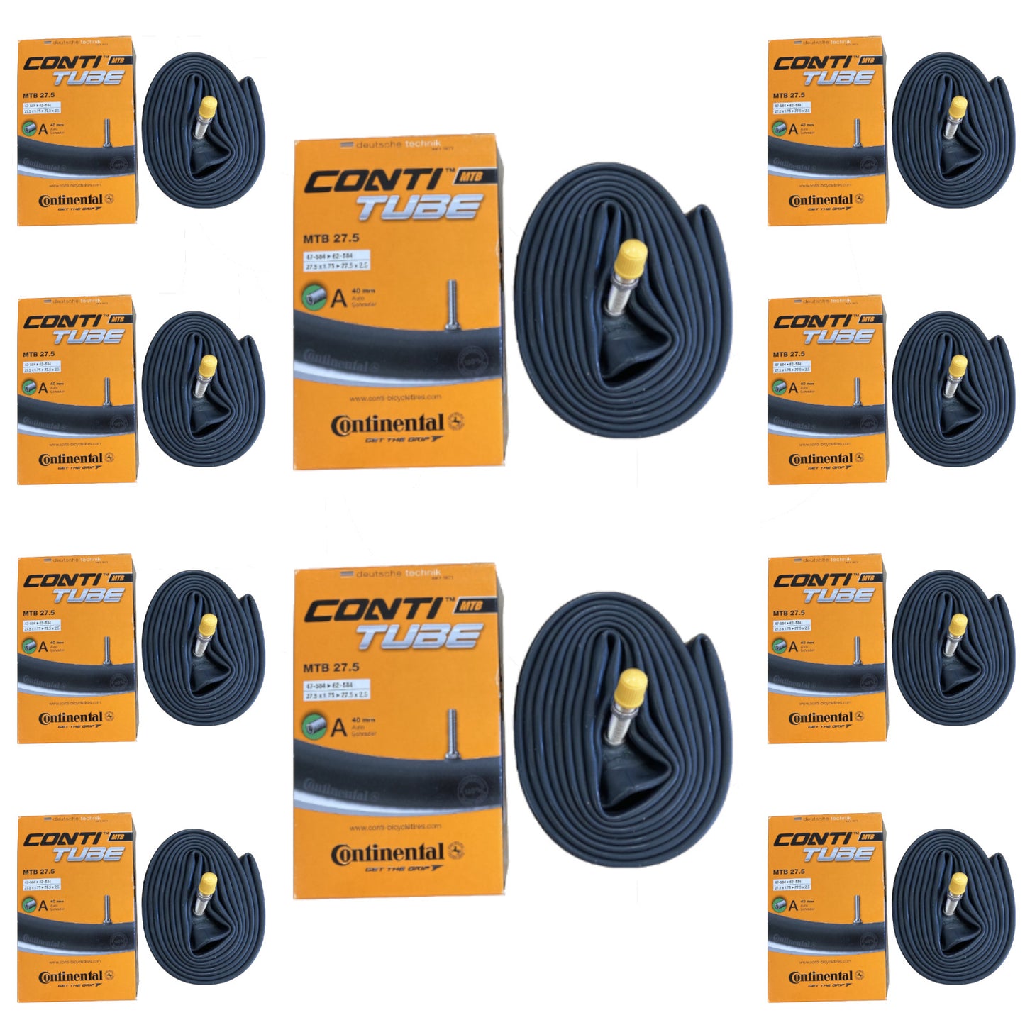 Continental MTB 27.5x1.75-2.5" 27.5 Inch Schrader Valve Bike Inner Tube