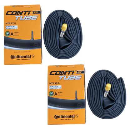 Continental MTB 27.5x1.75-2.5" 27.5 Inch Schrader Valve Bike Inner Tube