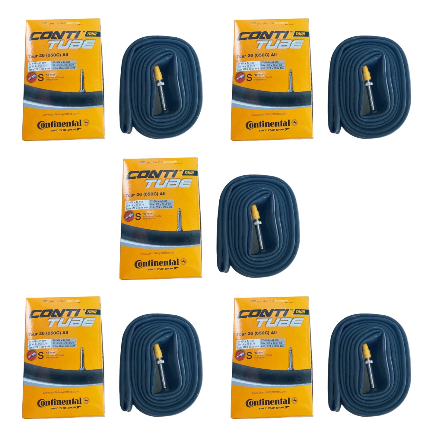 Continental Tour 26x1.4-1.75" 26 Zoll Presta Ventil Fahrradschlauch