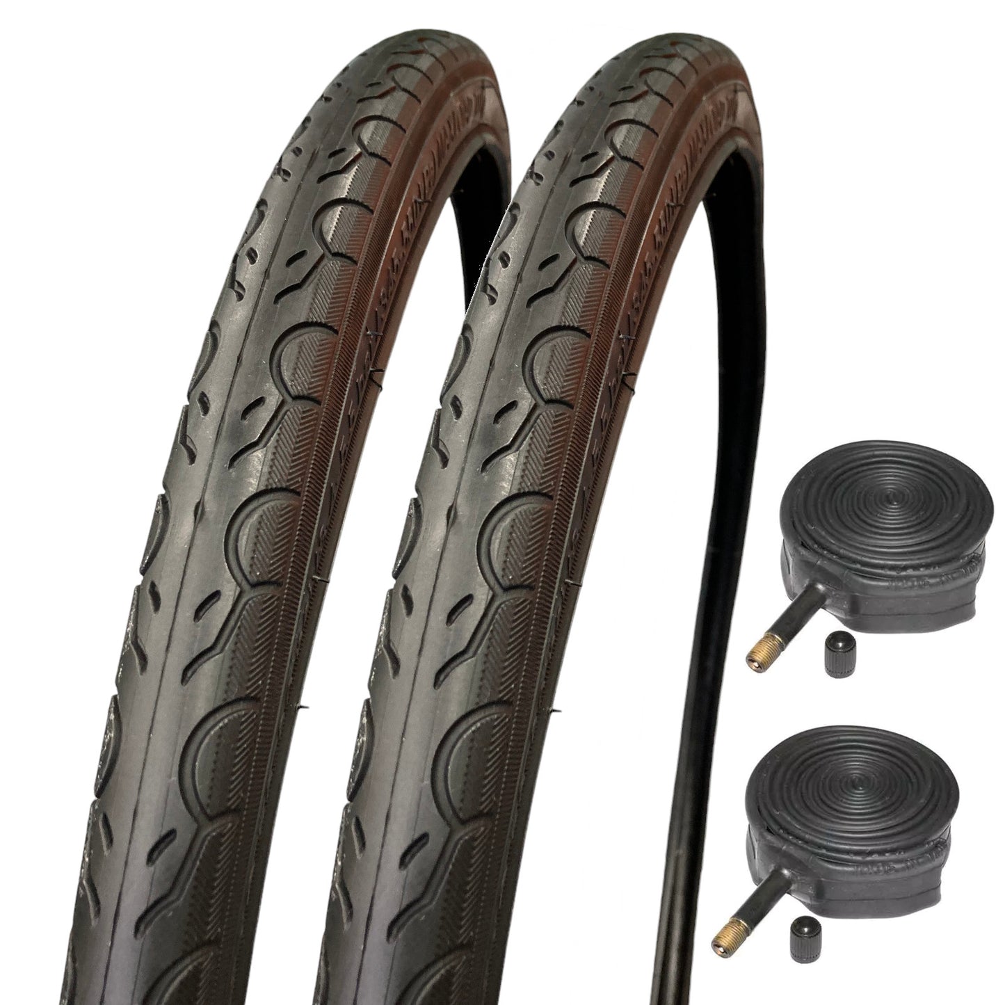 Contrast Glyde 700x35c 700c Bike Tyre Pair of Tyres With Schrader Tubes