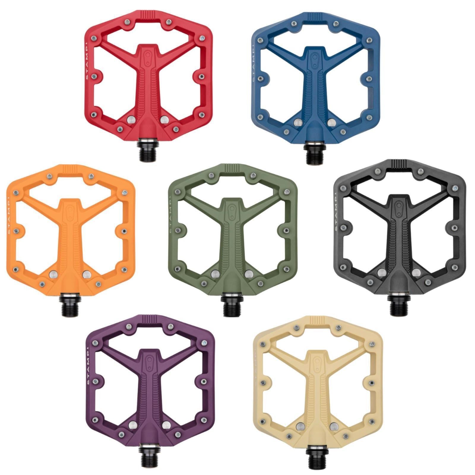 crankbrothers stamp 1 mtb-pedal 2. generation Crank Brothers Stamp 1 V2 Gen 2 Large 9/16 Inch Platform Bike Pedals