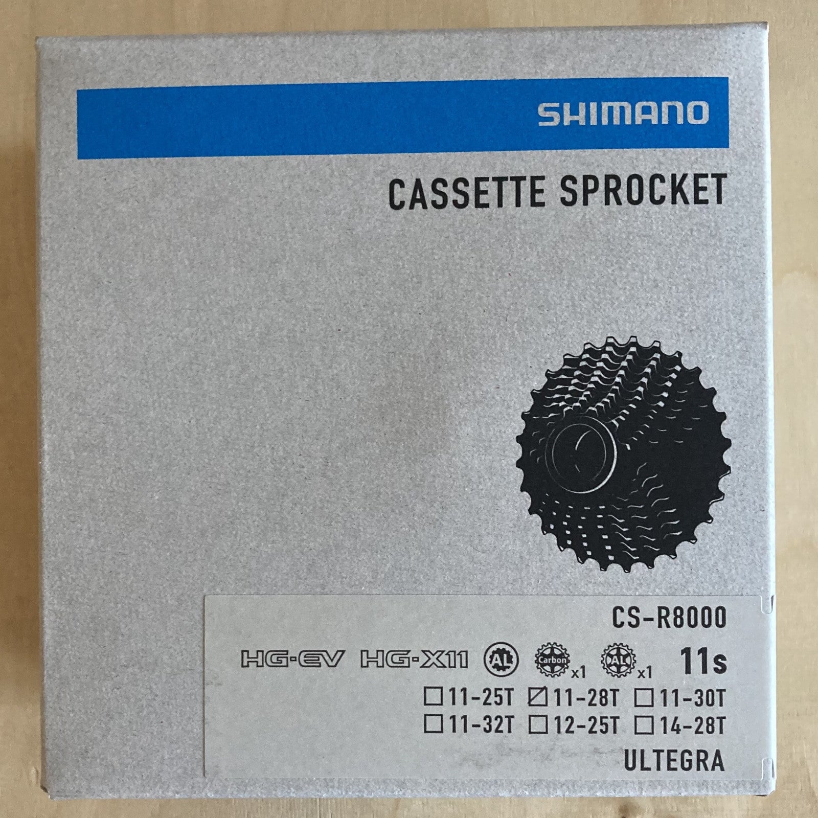 Shimano Ultegra R8000 Kassette 14-28 Zähne 11F - Silber kaufen bei HBS Shimano Ultegra R8000 Kassette 14-28 Zähne 11F - Silber kaufen bei HBS