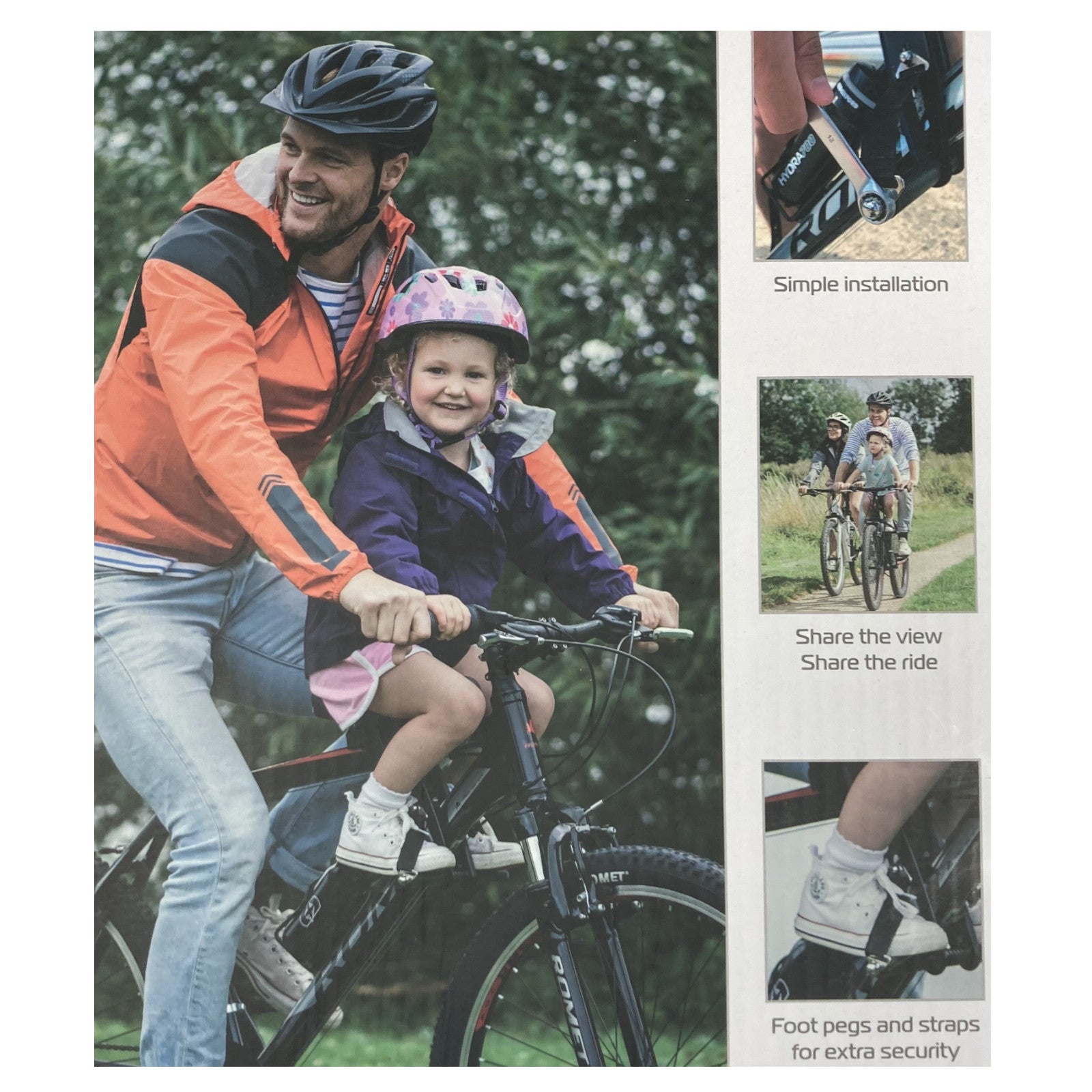 Oxford Little Explorer Cross Bar Top Tube Seat Bike Frame Mounted Child Seat Alternate 7