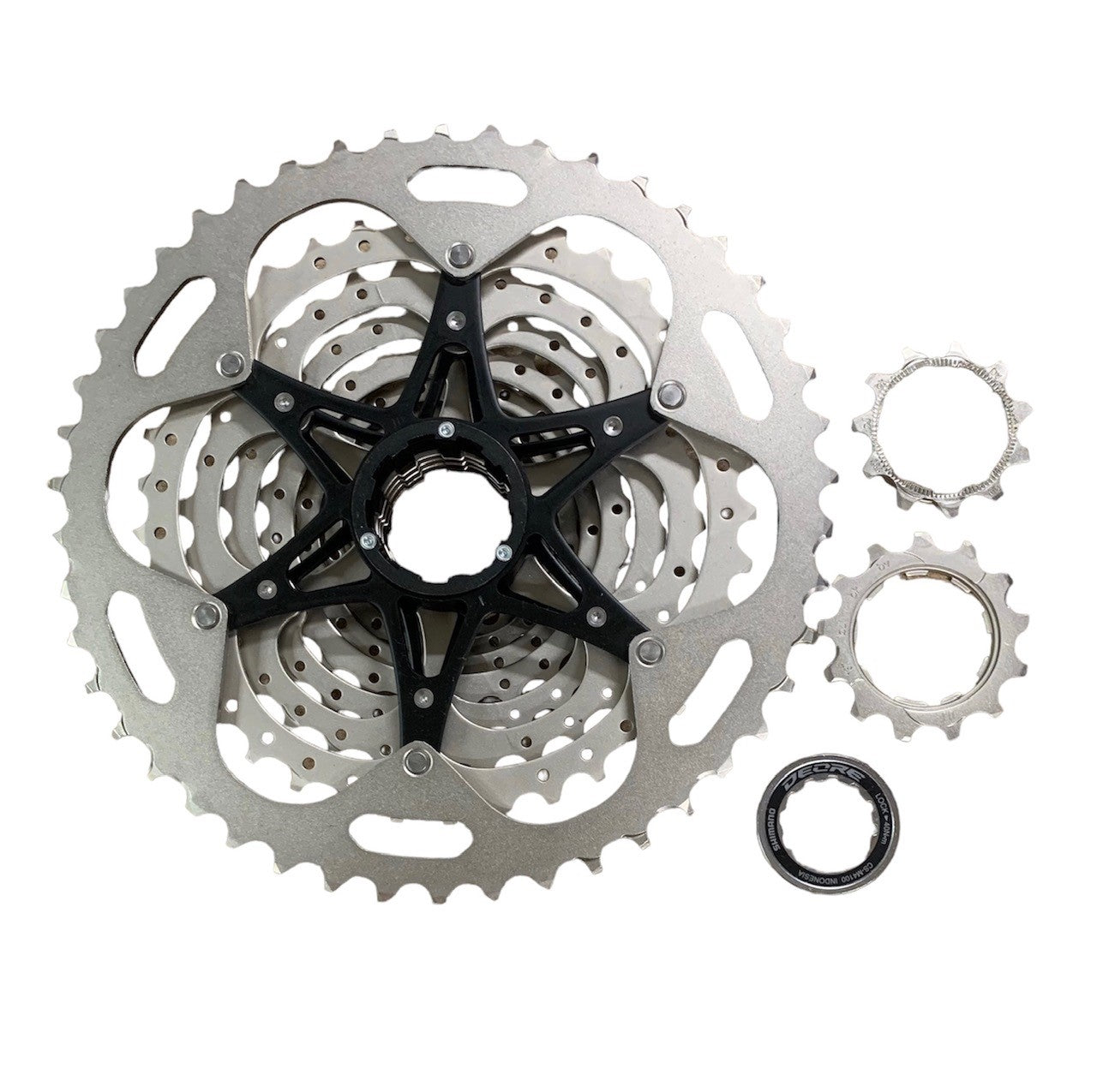 Shimano CS-M4100 Deore 11-46T 10 Speed Bike Cassette Alternate 2