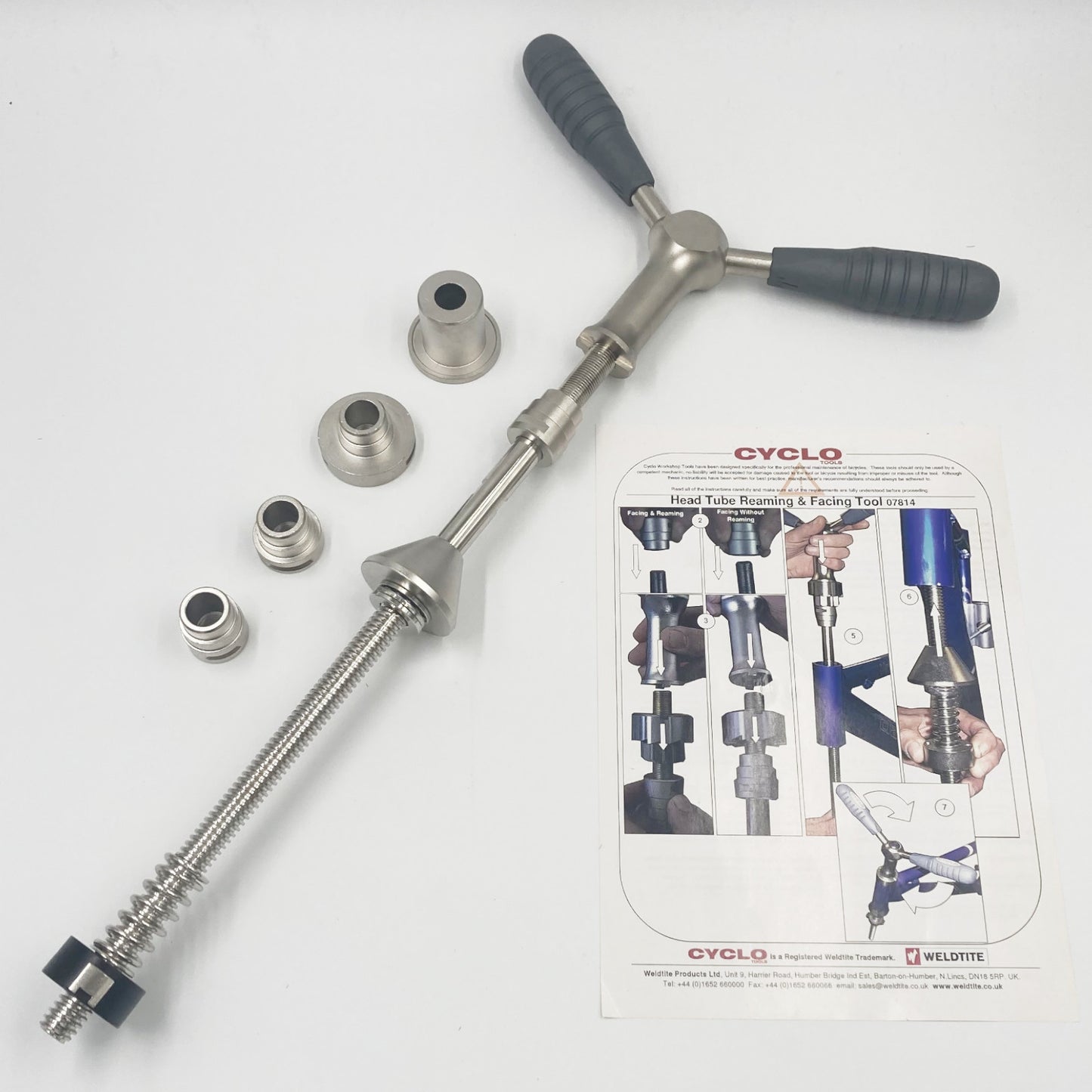 Cyclo Advanced Headtube Reamer and Facer Bike Headset Tool