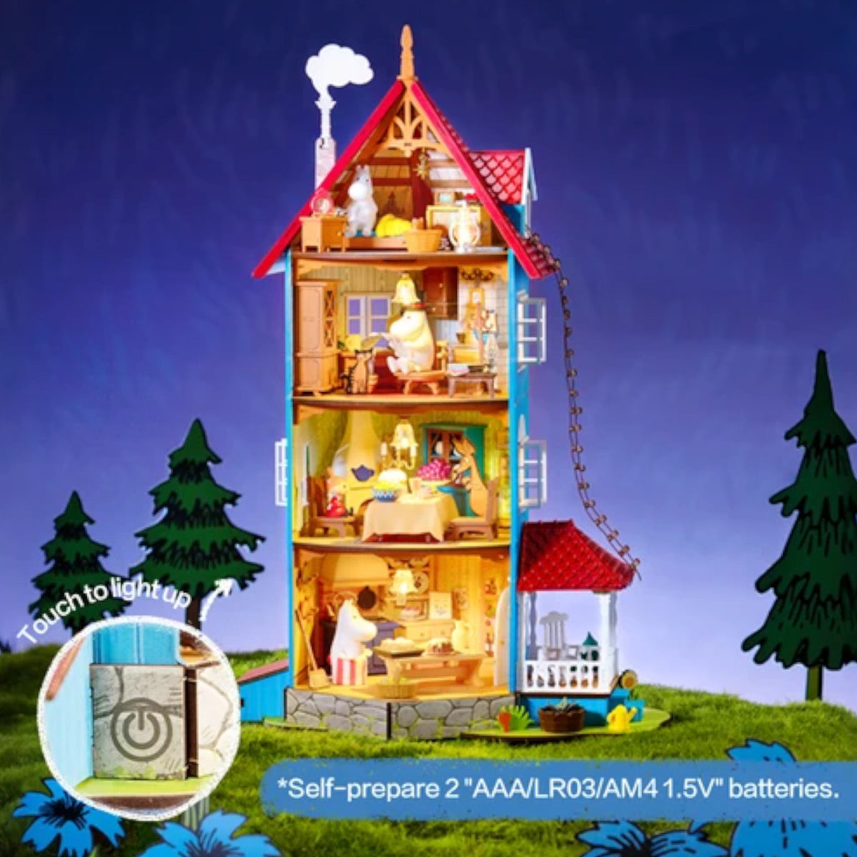 Rolife Moominhouse DIY Miniature House DA009 3D Puzzle Alternate 10