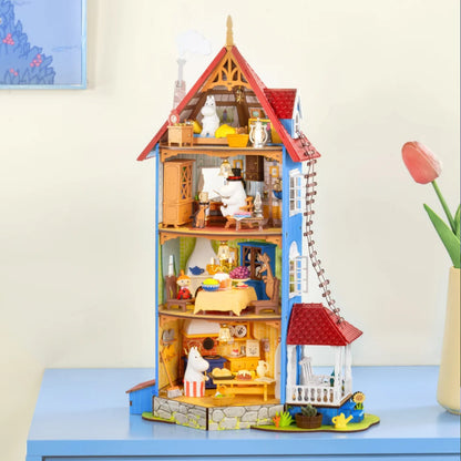 Rolife Moominhouse DIY Miniature House DA009 3D Puzzle Alternate 2