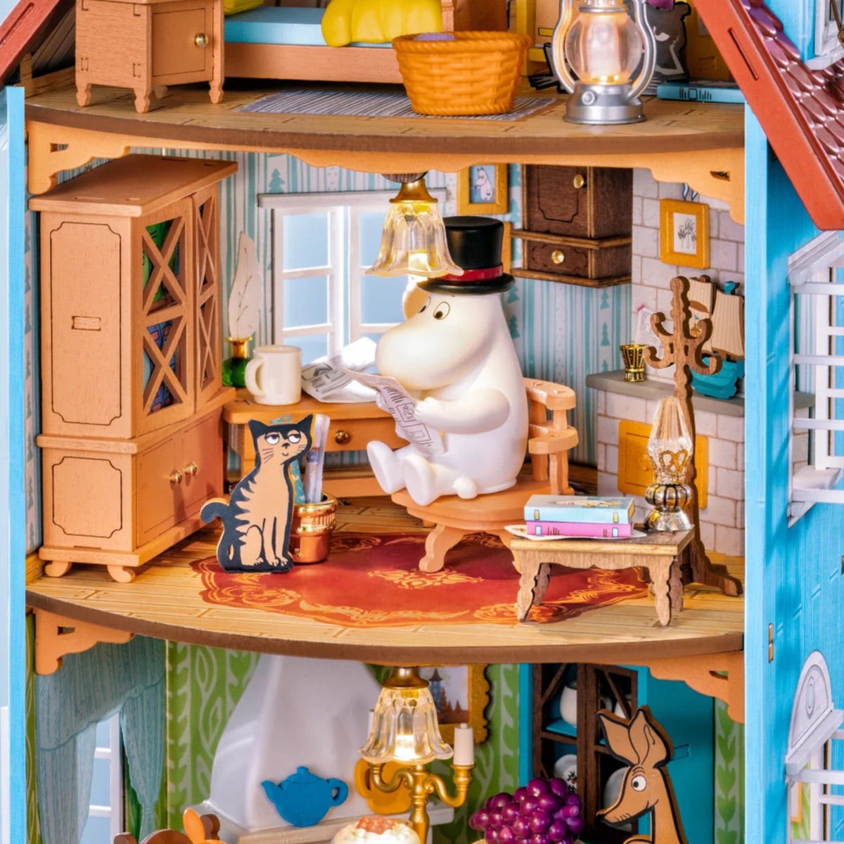 Rolife Moominhouse DIY Miniature House DA009 3D Puzzle Alternate 4