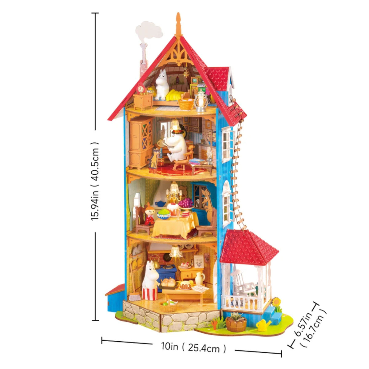 Rolife Moominhouse DIY Miniature House DA009 3D Puzzle Alternate 6